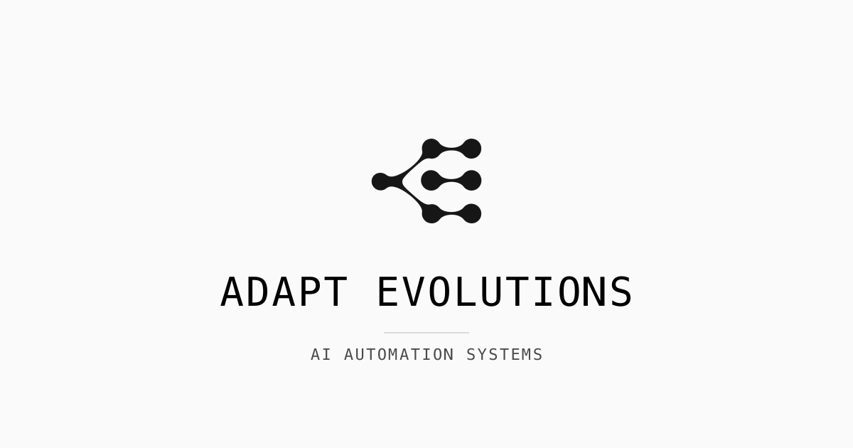 Adapt Evolutions — AI Receptionist + Automation Systems